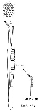 De-Bakey Vessel Forcep, Curved